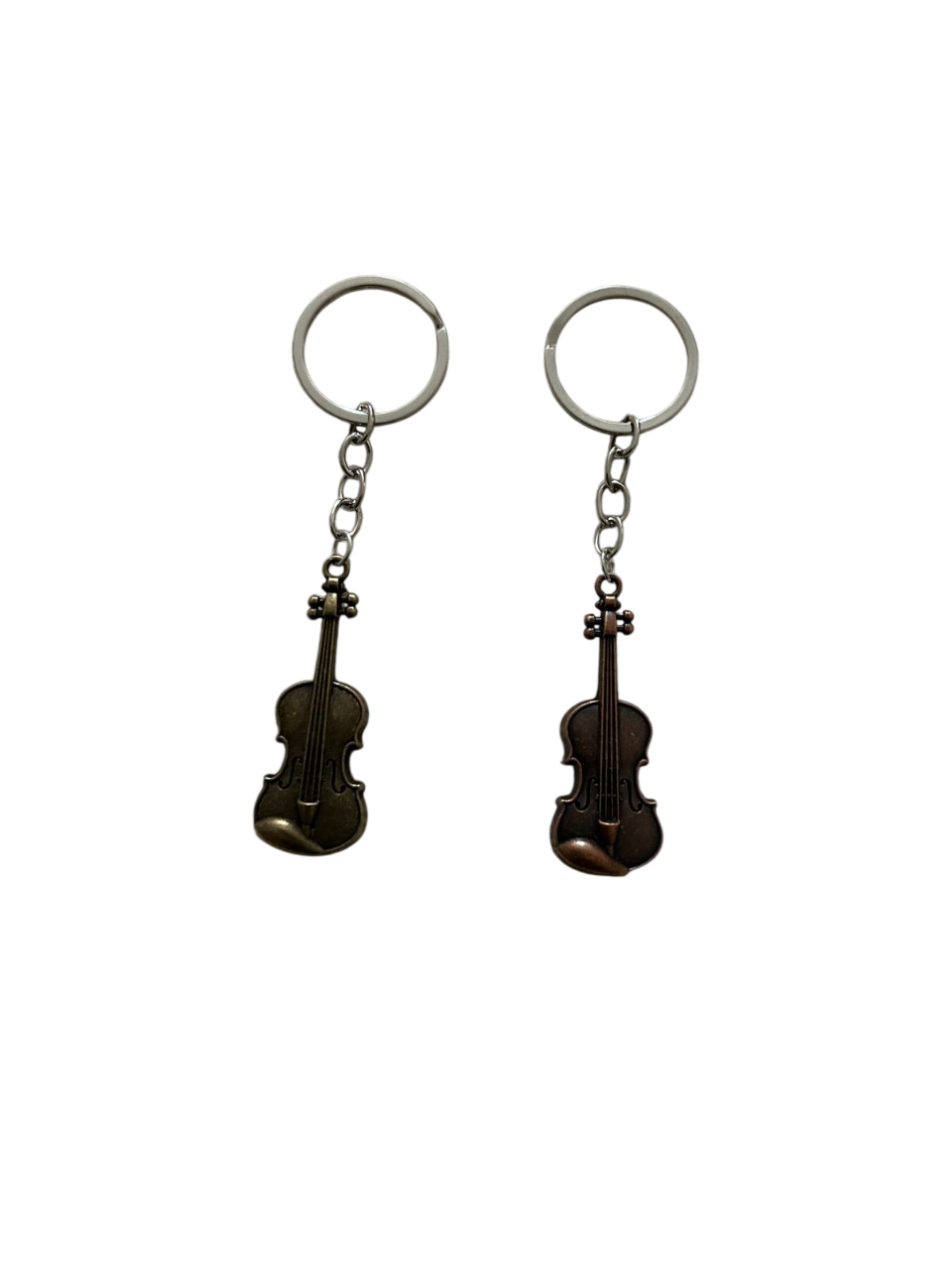 Metal Violin Keyring
